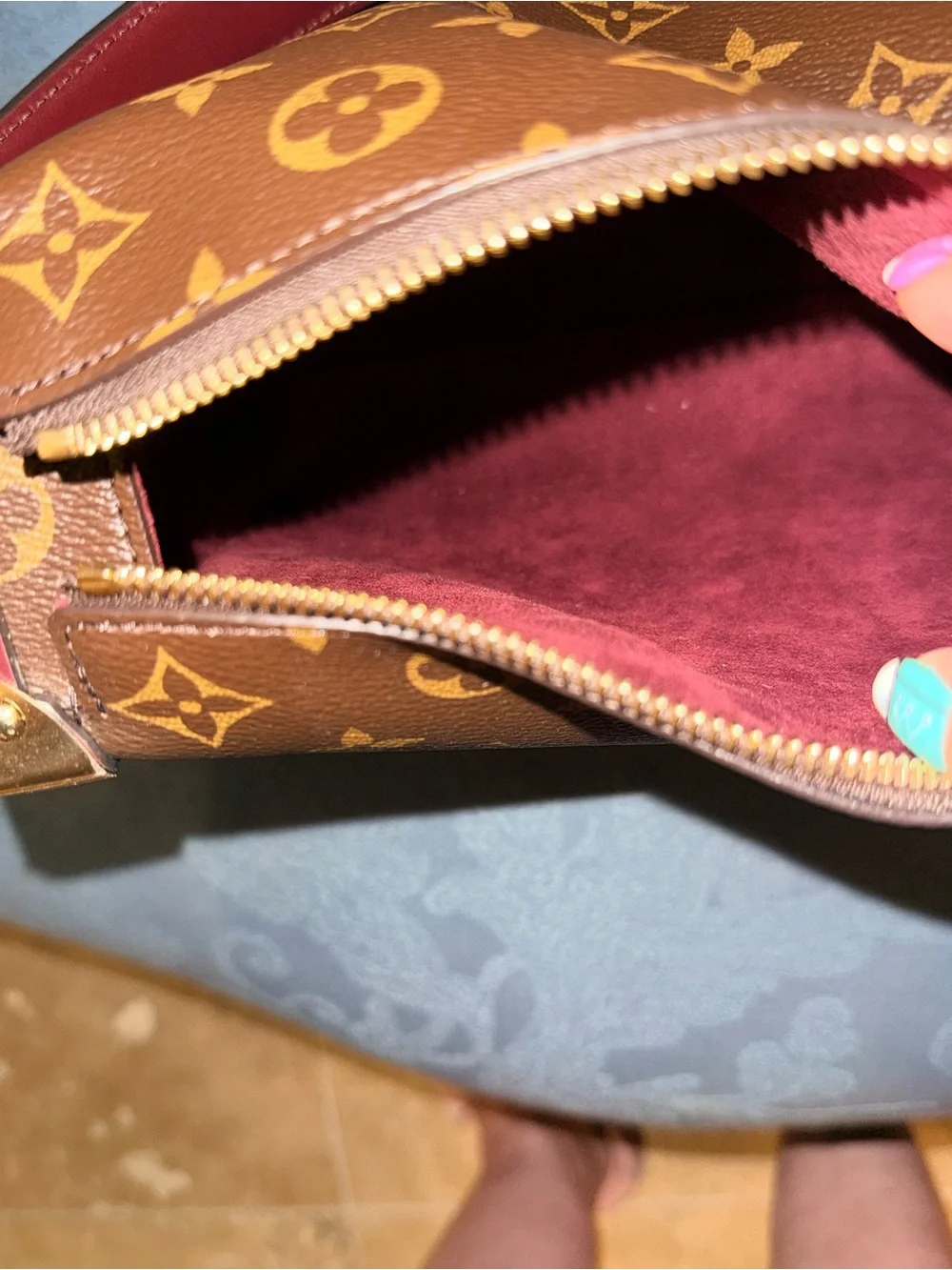 Louis Vuitton Monogram Canvas Mini Trunk Bag with Green Tassel, Limited Edition